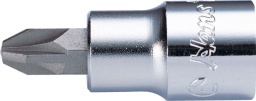 Торцевая головка короткая 1/4" PZ2, 2023PZ2, Hans